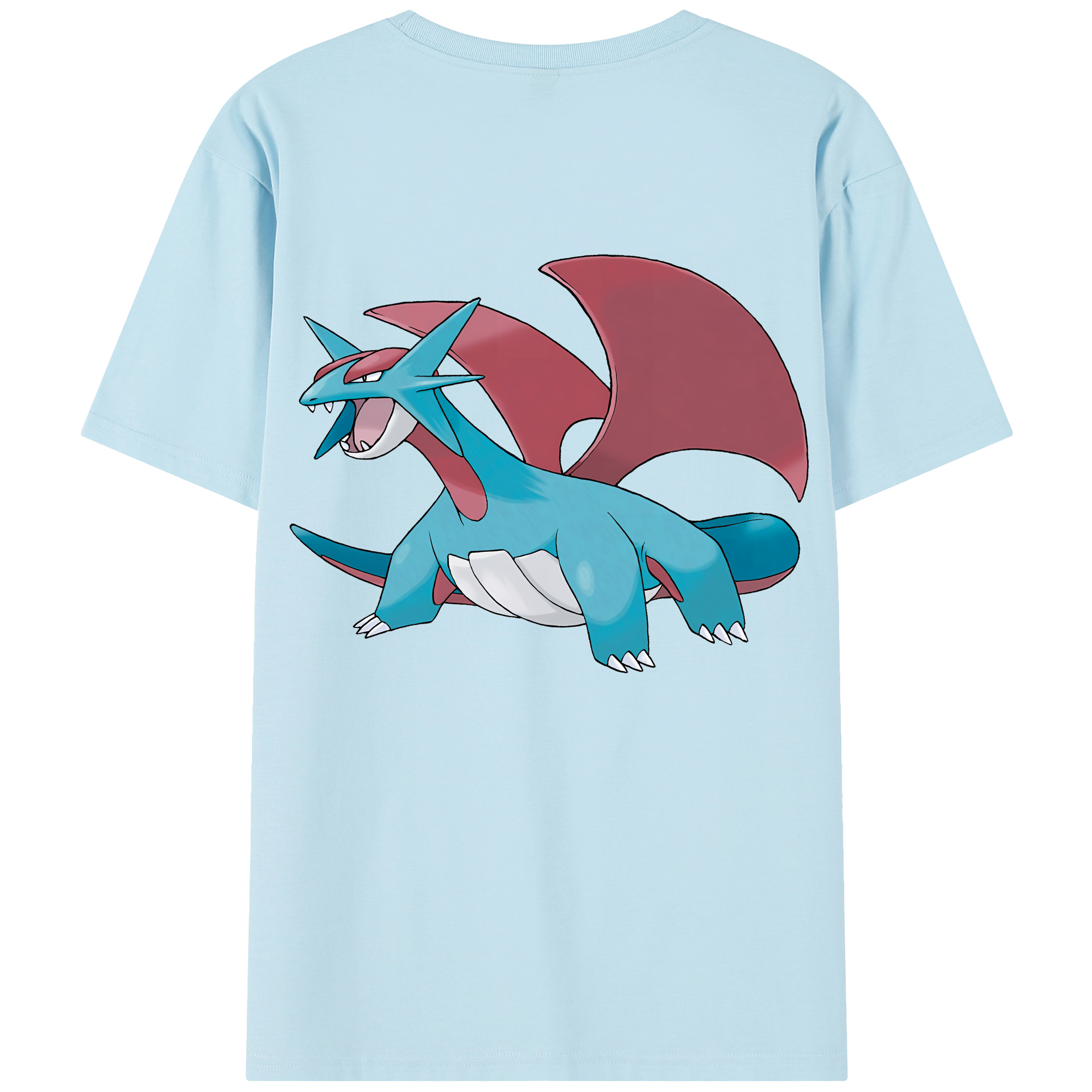 （画像用） ポケットモンスター Pokémon 綿100％半袖Tシャツ（背面プリント）